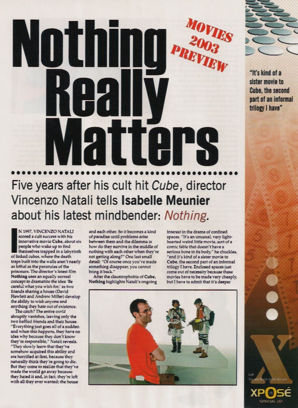 Xpose Special #22 - 2003 - Nothing Really Matters - Page 2
Keywords: nothing_media